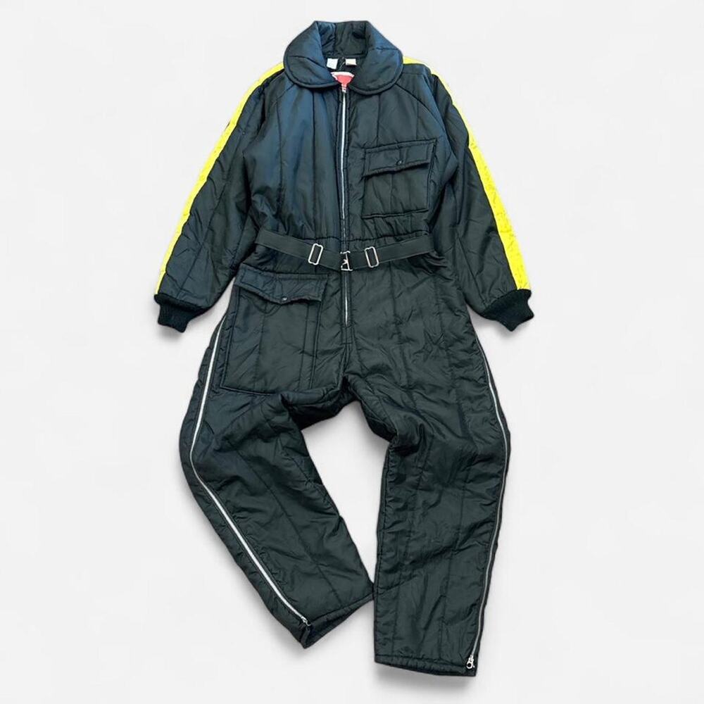 Vintage 70-80's JCPenney Snowmobile Insulated One Piece Snowsuit Men's Size M